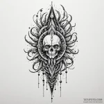 Apocalyptic blade fused with wires, tattoo dr… — эскиз тату (№1750616436_0, 22.06.2025 18:20) — Tatufoto.com