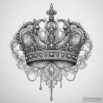 Doodle of a crown, hand-drawn style, tattoo d… — эскиз тату (№1750617541_1, 22.06.2025 18:39) — Tatufoto.com