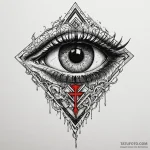 Lizard eye with runic markings, tattoo drawin… — эскиз тату (№1750618248_0, 22.06.2025 18:50) — Tatufoto.com