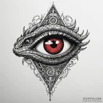 Lizard eye with runic markings, tattoo drawin… — эскиз тату (№1750618248_1, 22.06.2025 18:50) — Tatufoto.com