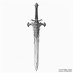 Sword — эскиз тату (№1750618426_0, 22.06.2025 18:53) — Tatufoto.com