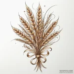 Wheat sheaf, symbolizing a plentiful harvest… — эскиз тату (№1750620035_1, 22.06.2025 19:20) — Tatufoto.com