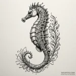 A hippocampus (mythological seahorse), artist… — эскиз тату (№1750620125_1, 22.06.2025 19:22) — Tatufoto.com