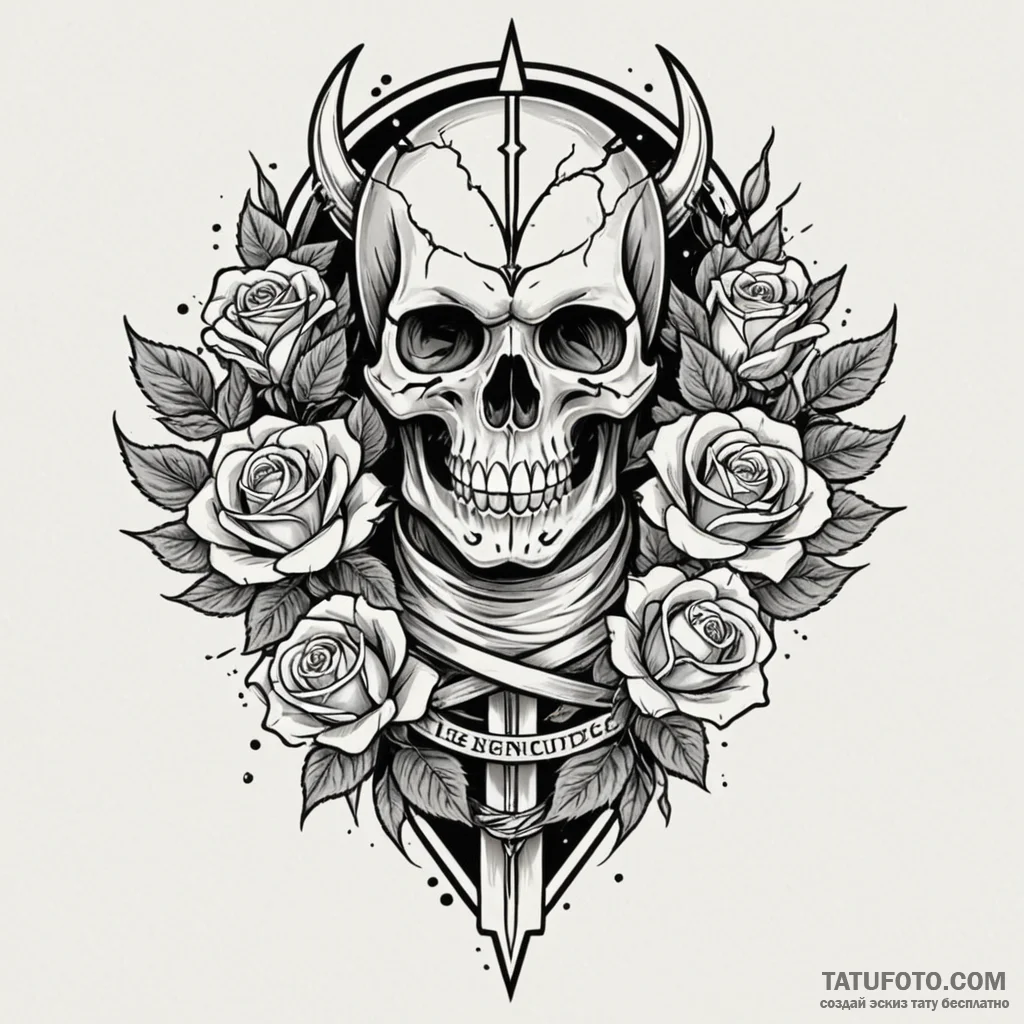 Atomic knight with energy blade, tattoo flash... - эскиз тату (№1750621039_1, 22.06.2025 19:37) — Tatufoto.com