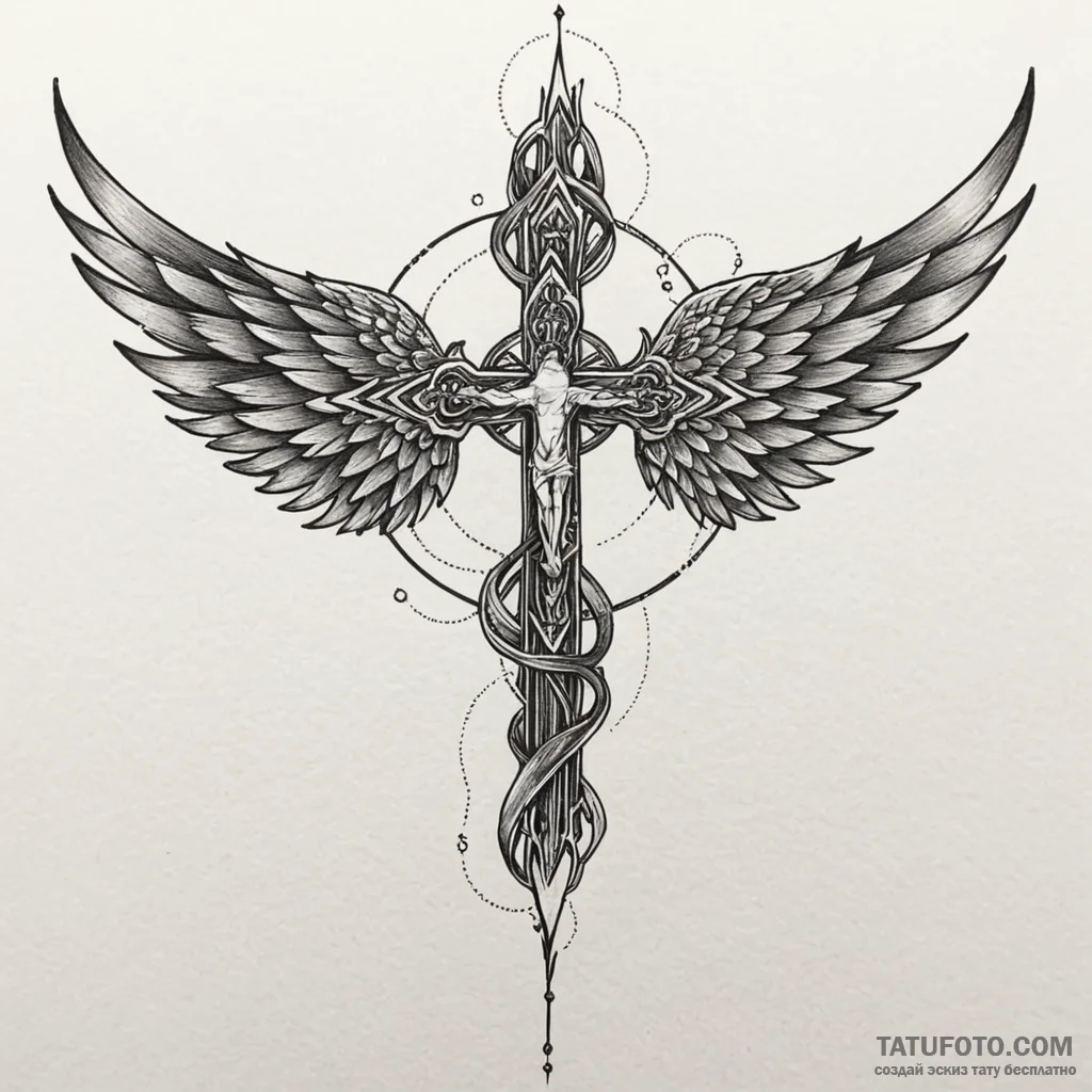 Jade wings catching starlight, concept art fo... - эскиз тату (№1750622975_1, 22.06.2025 20:09) — Tatufoto.com