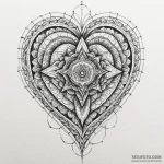 A detailed broken heart made of glass, fragil… — эскиз тату (№1750625407_0, 22.06.2025 20:50) — Tatufoto.com
