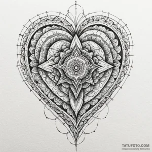 A detailed broken heart made of glass, fragil... - эскиз тату (№1750625407_0, 22.06.2025 20:50) — Tatufoto.com