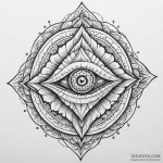 Piranha, ink illustration for tattoo, on a cl… — эскиз тату (№1750627193_1, 22.06.2025 21:19) — Tatufoto.com
