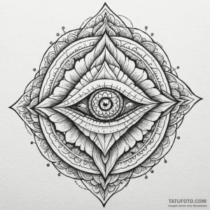Piranha, ink illustration for tattoo, on a cl... - эскиз тату (№1750627193_1, 22.06.2025 21:19) — Tatufoto.com