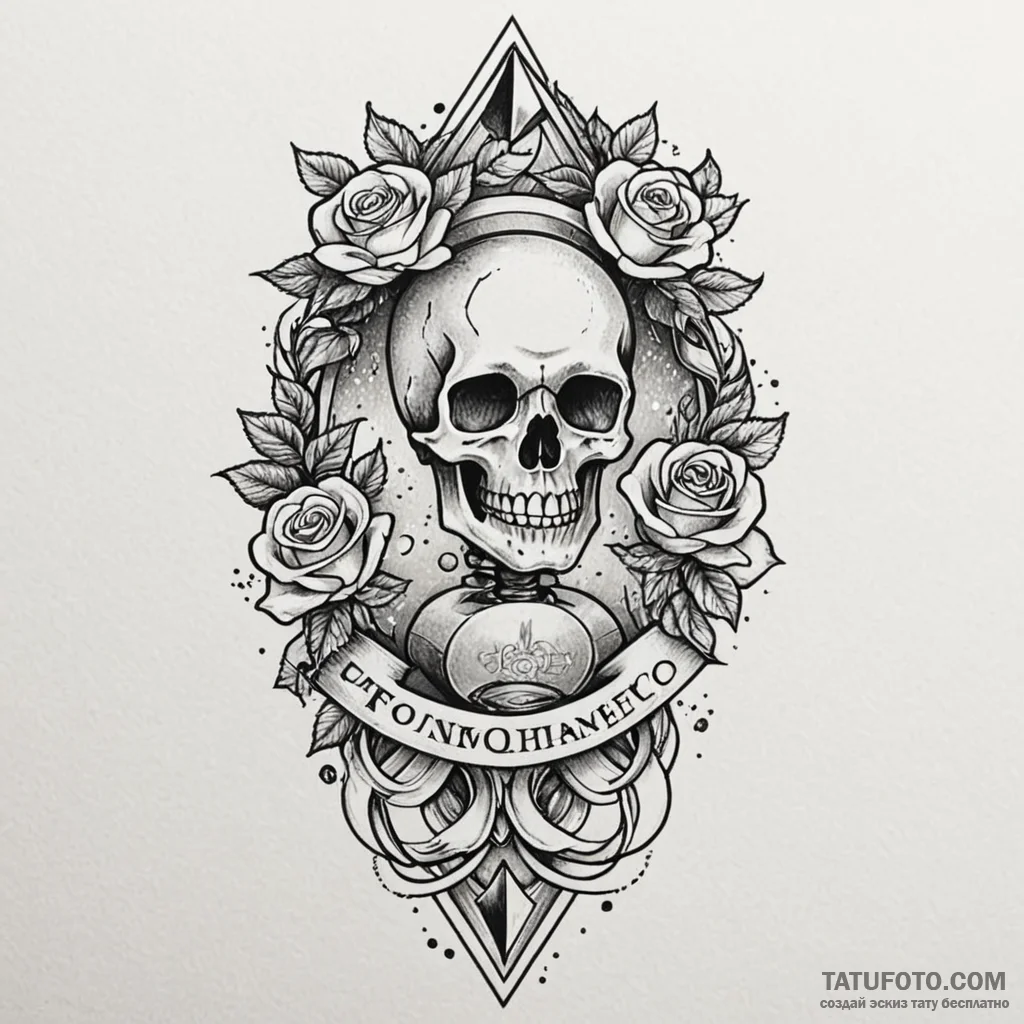 Quartz hourglass with frozen sands, tattoo sk... - эскиз тату (№1750628272_0, 22.06.2025 21:37) — Tatufoto.com