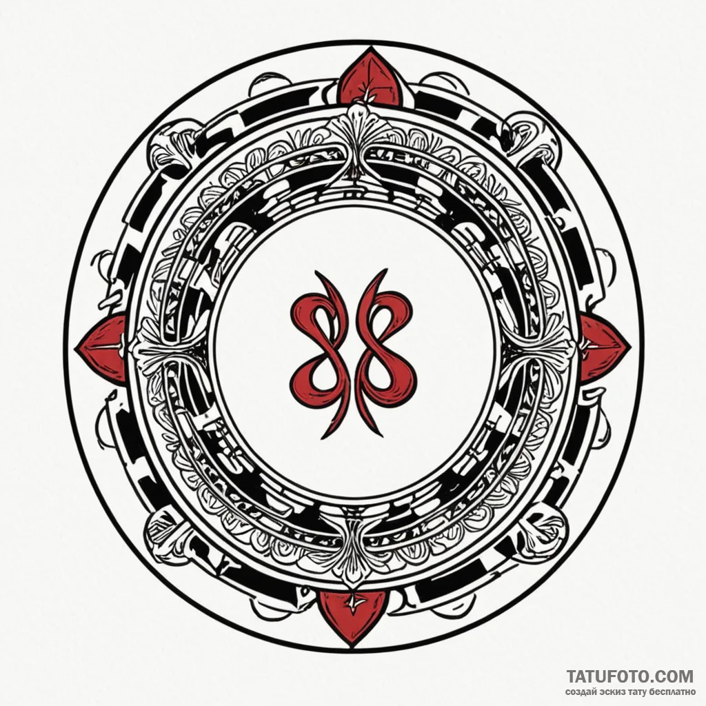 A poker chip, ink illustration for tattoo, on... - эскиз тату (№1750628367_0, 22.06.2025 21:39) — Tatufoto.com