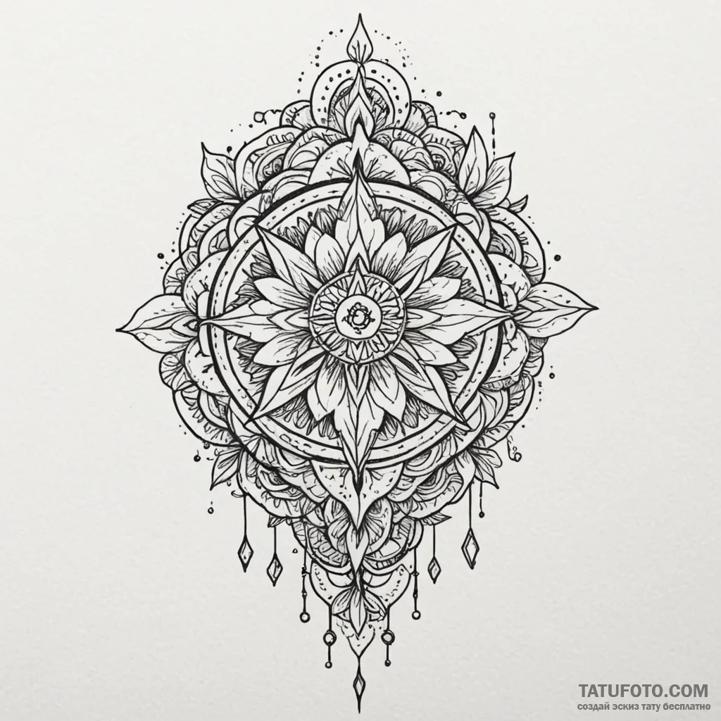 X, ink illustration for tattoo, vibrant color... - эскиз тату (№1750628585_0, 22.06.2025 21:43) — Tatufoto.com