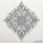 R, tattoo sketch design, ornamental tattoo, d… — эскиз тату (№1750628996_0, 22.06.2025 21:49) — Tatufoto.com