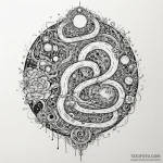 Zen garden raked in patterns of a circuit boa… — эскиз тату (№1750629085_0, 22.06.2025 21:51) — Tatufoto.com