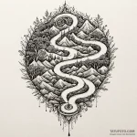 Zen garden raked in patterns of a circuit boa… — эскиз тату (№1750629085_1, 22.06.2025 21:51) — Tatufoto.com