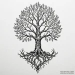 Yggdrasil (tree of life), tattoo sketch desig… — эскиз тату (№1750629175_0, 22.06.2025 21:52) — Tatufoto.com