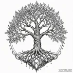 Yggdrasil (tree of life), tattoo sketch desig… — эскиз тату (№1750629175_1, 22.06.2025 21:52) — Tatufoto.com