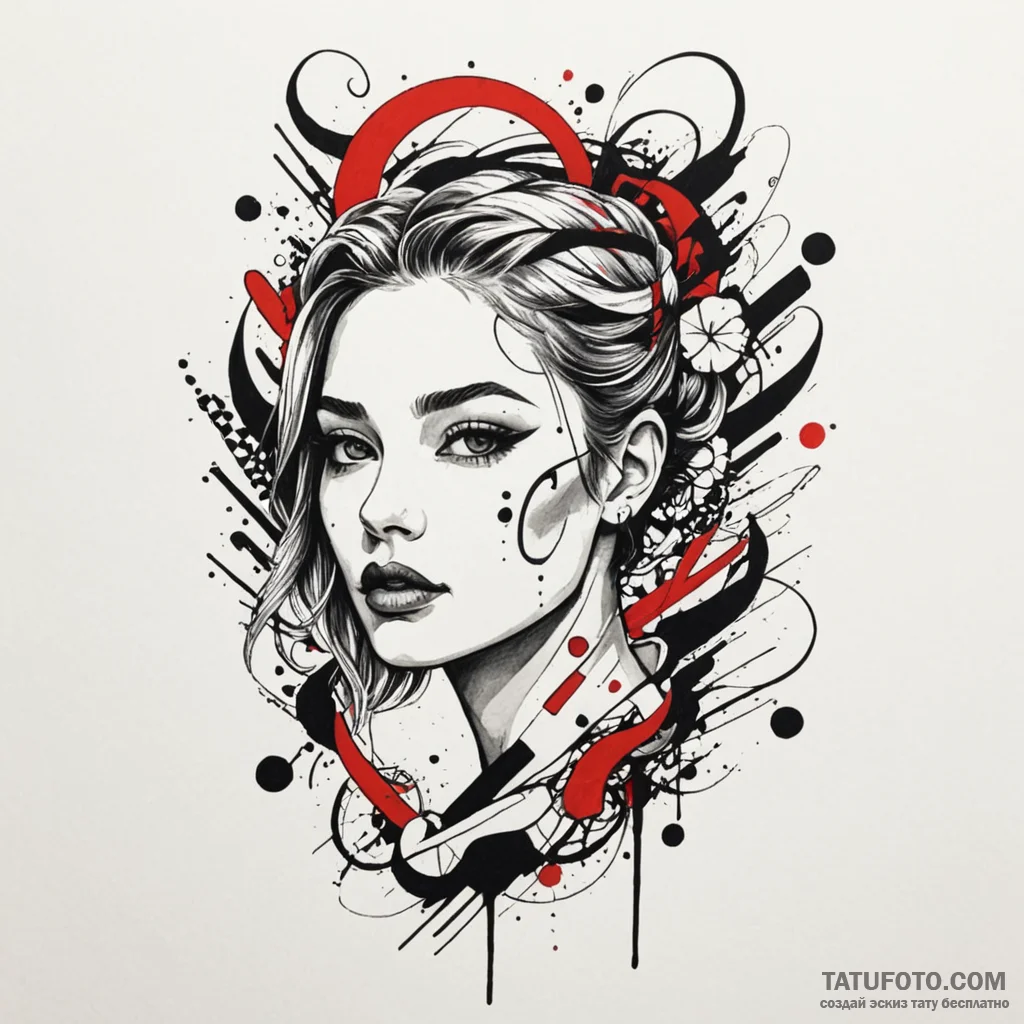 K, tattoo line art, bold outlines, thick line... - эскиз тату (№1750629268_0, 22.06.2025 21:54) — Tatufoto.com