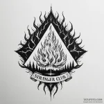The hellfire club logo from stranger things — эскиз тату (№1750629900_1, 22.06.2025 22:05) — Tatufoto.com