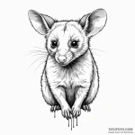 Possum — эскиз тату (№1750630073_0, 22.06.2025 22:07) — Tatufoto.com