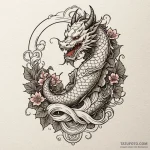 Monolith crowned in ivy, tattoo drawing outli… — эскиз тату (№1750630985_1, 22.06.2025 22:23) — Tatufoto.com