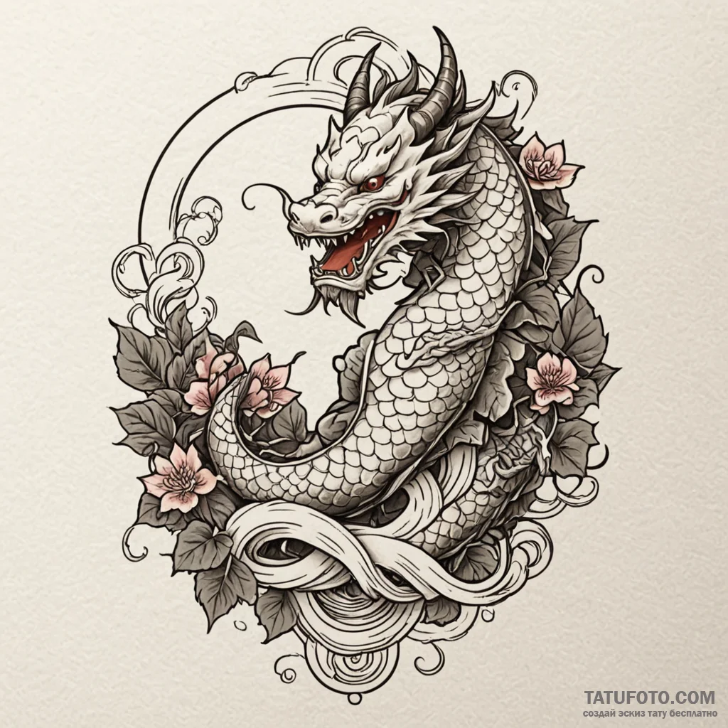 Monolith crowned in ivy, tattoo drawing outli... - эскиз тату (№1750630985_1, 22.06.2025 22:23) — Tatufoto.com