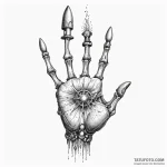 Launch key for a nuclear missile, held in a s… — эскиз тату (№1750632921_1, 22.06.2025 22:55) — Tatufoto.com