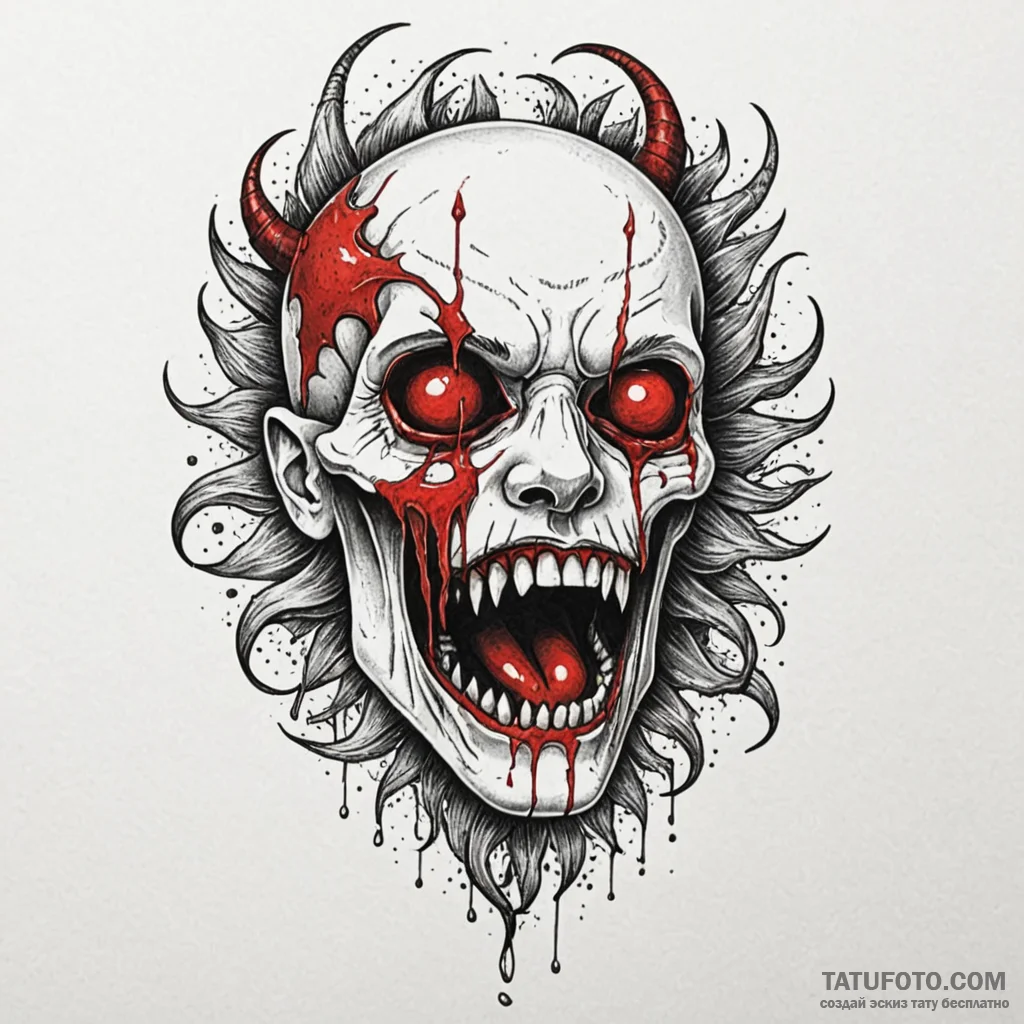 Unsealed mask devouring light, tattoo flash s... - эскиз тату (№1750633802_0, 22.06.2025 23:10) — Tatufoto.com