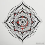 Frozen serpent devouring starlight, tattoo sk… — эскиз тату (№1750636326_0, 22.06.2025 23:52) — Tatufoto.com