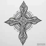 F, concept art for tattoo, unique design, ori… — эскиз тату (№1750638287_0, 23.06.2025 00:24) — Tatufoto.com
