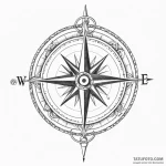 Compass — эскиз тату (№1750639867_1, 23.06.2025 00:51) — Tatufoto.com