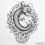 Lunar serpent weaving through stars, tattoo s… — эскиз тату (№1750641012_1, 23.06.2025 01:10) — Tatufoto.com
