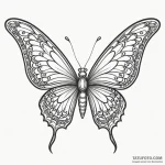 Art deco butterfly with metal wings, tattoo d… — эскиз тату (№1750641628_1, 23.06.2025 01:20) — Tatufoto.com