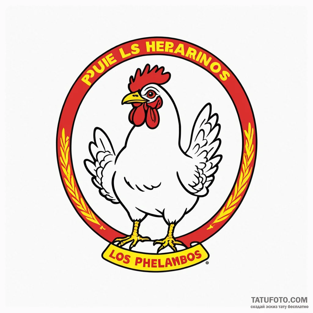 The los pollos hermanos logo - эскиз тату (№1750641714_1, 23.06.2025 01:21) — Tatufoto.com