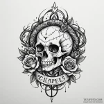Hollow serpent crowned in stars, tattoo line… — эскиз тату (№1750642594_0, 23.06.2025 01:36) — Tatufoto.com