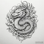 A beautiful braided hair design, intricate pa… — эскиз тату (№1750643489_1, 23.06.2025 01:51) — Tatufoto.com
