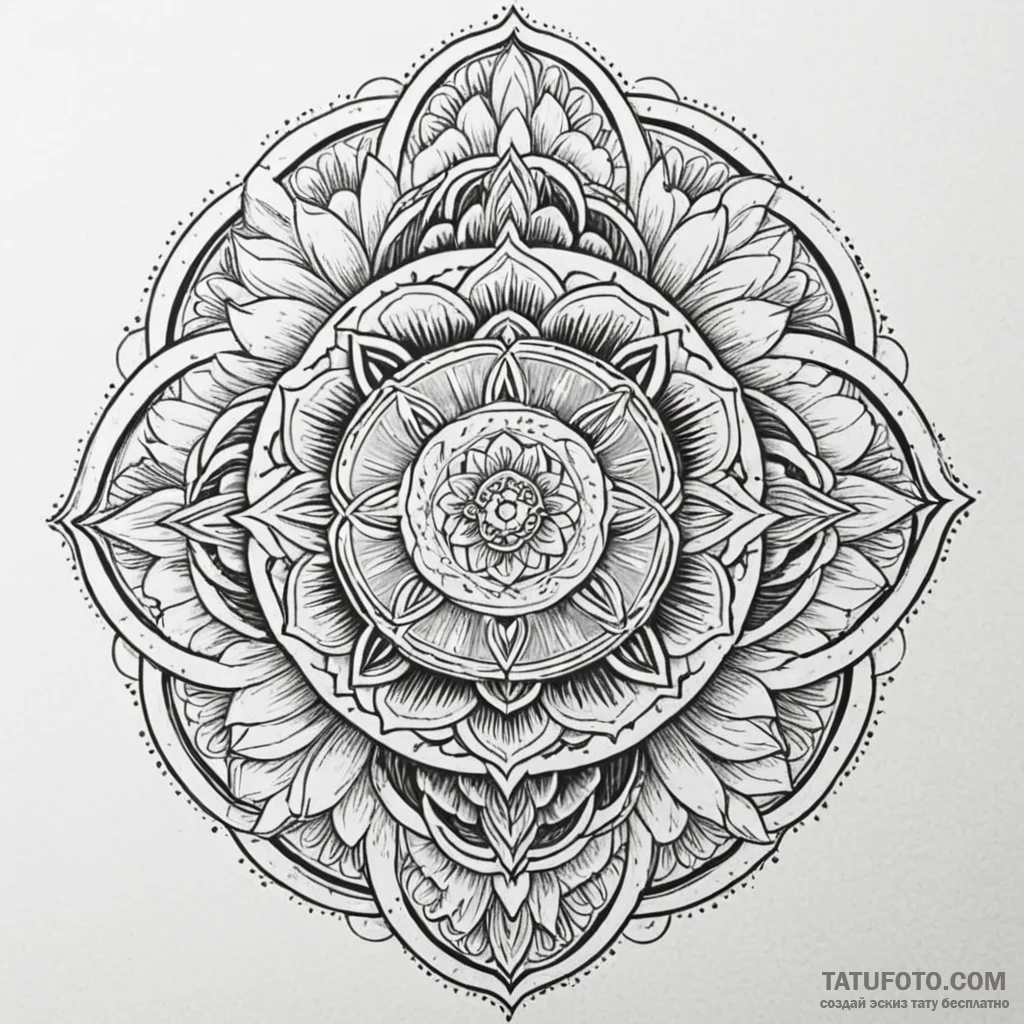 Flaming serpent through celestial bloom, tatt... - эскиз тату (№1750643581_0, 23.06.2025 01:53) — Tatufoto.com