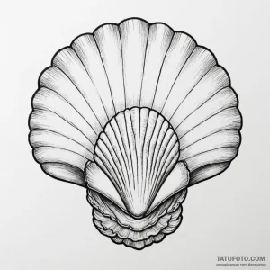 Shell - эскиз тату (№1750646259_0, 23.06.2025 02:37) — Tatufoto.com