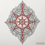 Royal sigil cracked in frost, tattoo drawing… — эскиз тату (№1750646345_1, 23.06.2025 02:39) — Tatufoto.com