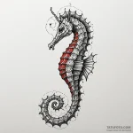 Seahorse with delicate, wing-like fins, tatto… — эскиз тату (№1750647156_1, 23.06.2025 02:52) — Tatufoto.com