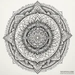 Etched crown within ritual circle, tattoo lin… — эскиз тату (№1750647345_1, 23.06.2025 02:55) — Tatufoto.com