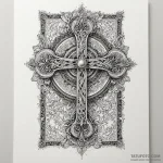A detailed book with an open page, inviting,,… — эскиз тату (№1750648920_1, 23.06.2025 03:22) — Tatufoto.com