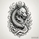 Dark tower bound in roots, tattoo drawing out… — эскиз тату (№1750649104_1, 23.06.2025 03:25) — Tatufoto.com