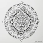 Broken sigil unraveling mid-air, artistic tat… — эскиз тату (№1750652666_0, 23.06.2025 04:24) — Tatufoto.com