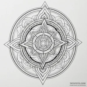 Broken sigil unraveling mid-air, artistic tat... - эскиз тату (№1750652666_0, 23.06.2025 04:24) — Tatufoto.com