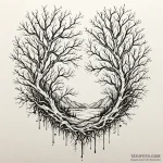 Dendritic patterns of a river delta, glowing… — эскиз тату (№1750655424_0, 23.06.2025 05:10) — Tatufoto.com