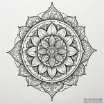 Etched crown within ritual circle, tattoo lin… — эскиз тату (№1750657265_0, 23.06.2025 05:41) — Tatufoto.com