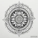 Etched crown within ritual circle, tattoo lin… — эскиз тату (№1750657265_1, 23.06.2025 05:41) — Tatufoto.com