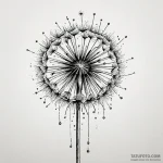A dandelion clock (is there, but can be a clo… — эскиз тату (№1750657889_0, 23.06.2025 05:51) — Tatufoto.com