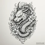 Alkonost, tattoo drawing outline, professiona… — эскиз тату (№1750659679_0, 23.06.2025 06:21) — Tatufoto.com